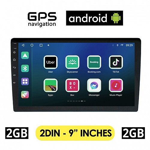 Android οθόνη αυτοκινήτου 9" ιντσών 2GB με GPS (WI-FI Youtube USB 2DIN MP3 MP5 Bluetooth Mirrorlink 4x60W Universal) AU-SP-7126