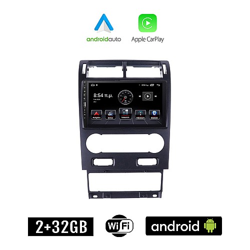 FORD MONDEO (2003 - 2006) Android οθόνη αυτοκίνητου 2+32GB με GPS WI-FI (ηχοσύστημα αφής 9" ιντσών Apple CarPlay Android Auto 2GB Car Play Youtube Playstore MP3 USB Radio Bluetooth Mirrorlink εργοστασιακή, 4x60W, Navi)