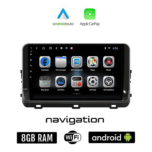 KIA CEED (μετά το 2018) Android οθόνη αυτοκίνητου 8GB + 128GB με GPS WI-FI (ηχοσύστημα αφής 10" ιντσών OEM Android Auto Apple Carplay Youtube Playstore MP3 USB Radio Bluetooth Mirrorlink εργοστασιακή, 4x60W)