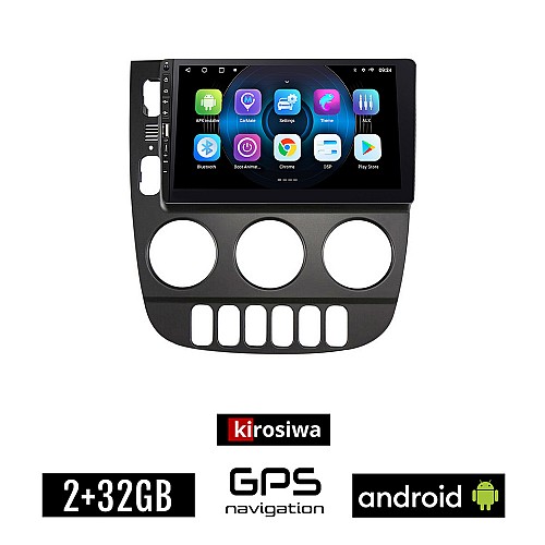 MERCEDES ML (W163) 1998 - 2005 Android οθόνη αυτοκίνητου 2GB με GPS WI-FI (ηχοσύστημα αφής 9" ιντσών Youtube Playstore MP3 USB Radio Bluetooth Mirrorlink εργοστασιακή, 4x60W, Navi)