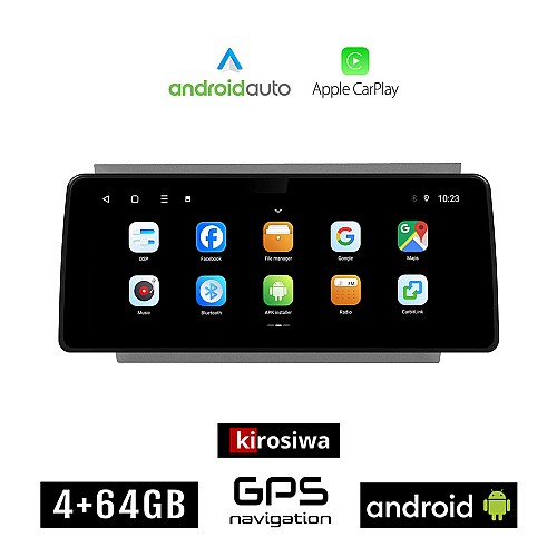 KIROSIWA VOLKSWAGEN GOLF 6 (2008 - 2013) Android οθόνη αυτοκίνητου 4GB + 64GB με GPS WI-FI (VW ηχοσύστημα αφής 12.3" ιντσών Android Auto Apple Carplay Youtube Playstore MP3 USB Radio Bluetooth Mirrorlink εργοστασιακή, 4x60W 12,3 ιντσών, άσπρη)