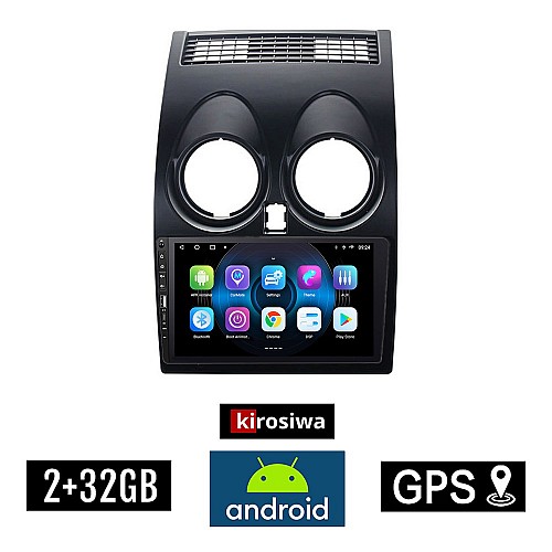 NISSAN QASHQAI (2006 - 2013) Android οθόνη αυτοκίνητου 2GB με GPS WI-FI (ηχοσύστημα αφής 9" ιντσών OEM Youtube Playstore MP3 USB Radio Bluetooth Mirrorlink εργοστασιακή, 4x60W, Navi) WR7078270