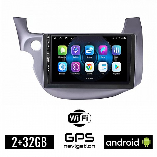 HONDA JAZZ (2008 - 2012) Android οθόνη αυτοκίνητου 2GB με GPS WI-FI (ηχοσύστημα αφής 9" ιντσών OEM Youtube Playstore MP3 USB Radio Bluetooth Mirrorlink εργοστασιακή, 4x60W, Navi) WR7078119