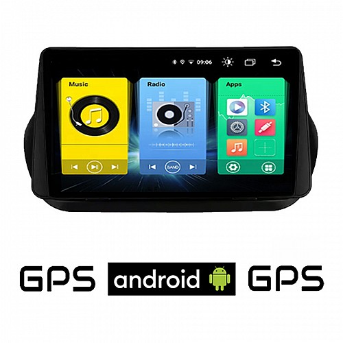 CITROEN NEMO (2008-2018) Android οθόνη αυτοκίνητου με GPS WI-FI (ηχοσύστημα αφής 9" ιντσών OEM Youtube Playstore MP3 USB Radio Bluetooth Mirrorlink εργοστασιακή, 4x60W, AUX)