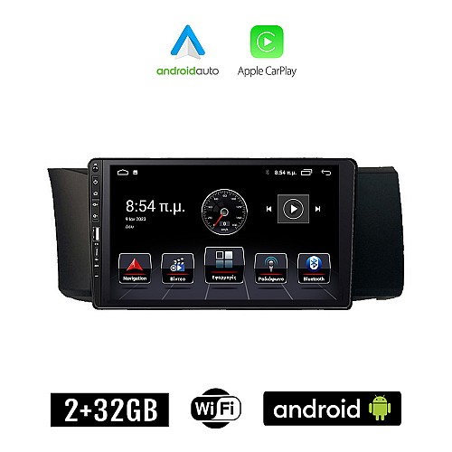 SUBARU BRZ (μετά το 2012) Android οθόνη αυτοκίνητου 2+32GB με GPS WI-FI (ηχοσύστημα αφής 9" ιντσών Apple CarPlay Android Auto 2GB Car Play Youtube Playstore MP3 USB Radio Bluetooth Mirrorlink εργοστασιακή 4x60W, Navi)