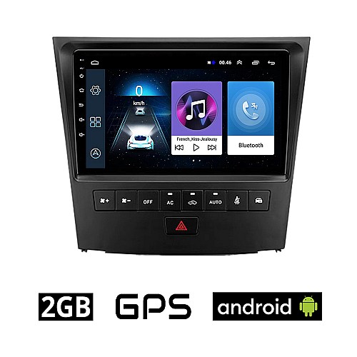 LEXUS GS (2004-2011) Android οθόνη αυτοκίνητου 2GB με GPS WI-FI (ηχοσύστημα αφής 9" ιντσών OEM Youtube Playstore MP3 USB Radio Bluetooth Mirrorlink εργοστασιακή, 4x60W, AUX)