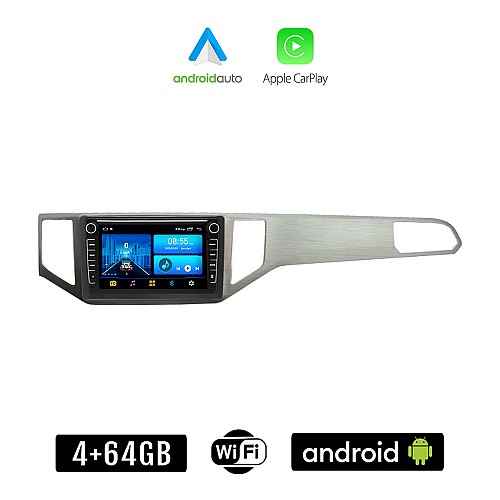 VOLKSWAGEN GOLF SPORTSVAN (μετά το 2014) VW Android οθόνη αυτοκίνητου 4+64GB με GPS WI-FI (ηχοσύστημα αφής 8" ιντσών 4GB CarPlay Android Auto Car Play Youtube Playstore MP3 USB Radio Bluetooth εργοστασιακή 4x60W Navi)