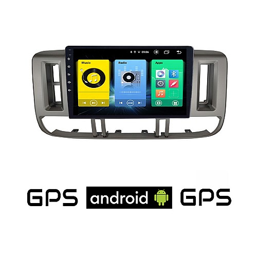 NISSAN X-TRAIL (2000 - 2004) Android οθόνη αυτοκίνητου με GPS WI-FI (ηχοσύστημα αφής 9" ιντσών OEM X TRAIL Youtube Playstore MP3 USB Radio Bluetooth Mirrorlink εργοστασιακή, 4x60W, AUX XTRAIL)