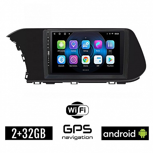 HYUNDAI i20 (μετά το 2021) Android οθόνη αυτοκίνητου 2GB με GPS WI-FI (ηχοσύστημα αφής 9" ιντσών OEM Youtube Playstore MP3 USB Radio Bluetooth Mirrorlink εργοστασιακή, 4x60W, Navi) WR7078135