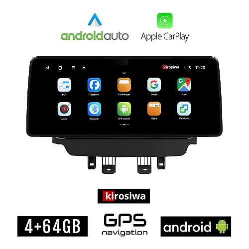 KIROSIWA MAZDA CX-3 (μετά το 2018) Android οθόνη αυτοκίνητου 4GB (+64GB) με GPS WI-FI (ηχοσύστημα αφής 12.3" ιντσών OEM Android Auto Apple Carplay Youtube Playstore MP3 USB Radio Bluetooth Mirrorlink εργοστασιακή, 4x60W canbus 12,3 ιντσών)