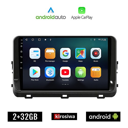 KIROSIWA KIA CEED (μετά το 2018) Android οθόνη αυτοκίνητου 2GB με GPS WI-FI (ηχοσύστημα αφής 10" ιντσών OEM Android Auto Apple Carplay Youtube Playstore MP3 USB Radio Bluetooth Mirrorlink εργοστασιακή, 4x60W, AUX)
