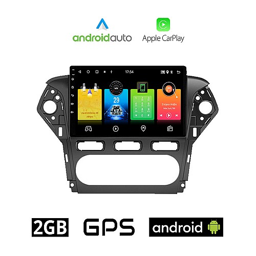 FORD MONDEO (2010 - 2013) Android οθόνη αυτοκίνητου 2GB με GPS WI-FI (ηχοσύστημα αφής 10" ιντσών OEM Android Auto Apple Carplay Youtube Playstore MP3 USB Radio Bluetooth Mirrorlink εργοστασιακή, 4x60W, AUX)