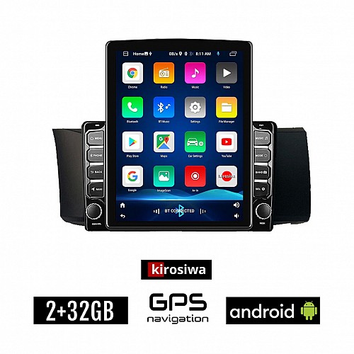 KIROSIWA SUBARU BRZ (μετά το 2012) Android οθόνη αυτοκίνητου 2GB με GPS WI-FI (ηχοσύστημα αφής 9.7" ιντσών OEM Youtube Playstore MP3 USB Radio Bluetooth Mirrorlink εργοστασιακή 4x60W, AUX)