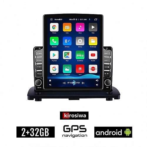 KIROSIWA VOLVO XC90 (2002 - 2014) Android οθόνη αυτοκίνητου 2GB με GPS WI-FI (ηχοσύστημα αφής 9.7" ιντσών OEM Youtube Playstore MP3 USB Radio Bluetooth Mirrorlink εργοστασιακή, 4x60W, AUX)