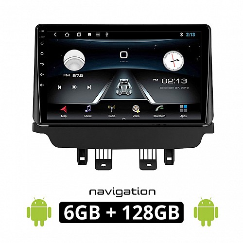 MAZDA 2 (μετά το 2014) Android οθόνη αυτοκίνητου 6GB με GPS WI-FI (ηχοσύστημα αφής 9" ιντσών OEM Youtube Playstore MP3 USB Radio Bluetooth Mirrorlink εργοστασιακή, 4x60W, AUX)