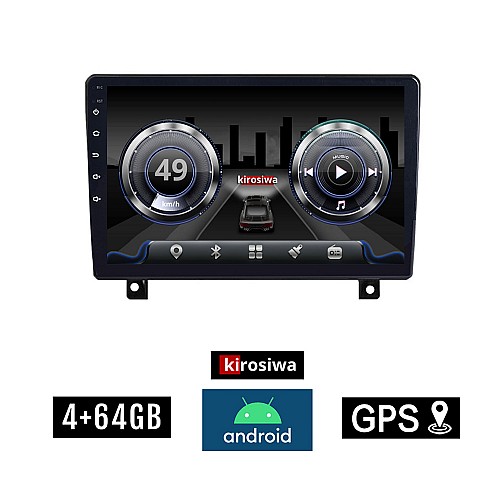 KIROSIWA 4+64GB OPEL ASTRA H (2004-2010) Android οθόνη αυτοκίνητου 4GB με GPS WI-FI (ηχοσύστημα αφής 9" ιντσών Youtube Playstore MP3 USB Radio Bluetooth Mirrorlink  DSP 4x60W Apple Carplay Android Auto)