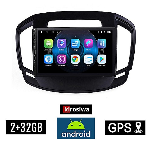 OPEL INSIGNIA (2014-2017) Android οθόνη αυτοκίνητου 2GB με GPS WI-FI (ηχοσύστημα αφής 9" ιντσών OEM Youtube Playstore MP3 USB Radio Bluetooth Mirrorlink εργοστασιακή, 4x60W, Navi) WR7078294