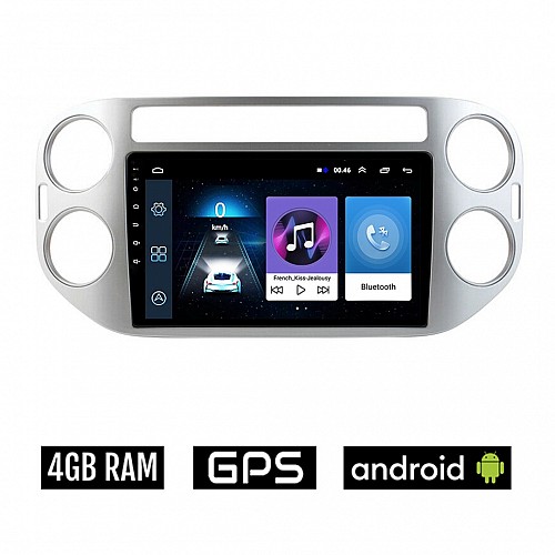 Volkswagen VW TIGUAN (2009 - 2016) Android οθόνη αυτοκίνητου 4GB με GPS WI-FI (ηχοσύστημα αφής 9" ιντσών OEM Youtube Playstore MP3 USB Radio Bluetooth, Εργοστασιακή, 4x60W, Mirrorlink)