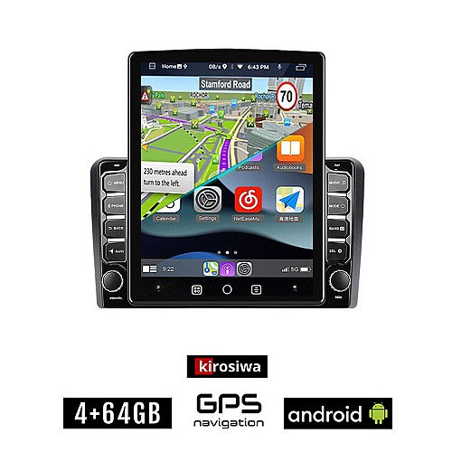 KIROSIWA SUZUKI IGNIS (2003 - 2010) Android οθόνη αυτοκίνητου 4GB με GPS WI-FI (ηχοσύστημα αφής 9.7" ιντσών Youtube Playstore MP3 USB Radio 4+64GB Bluetooth Mirrorlink εργοστασιακή, 4x60W, AUX)