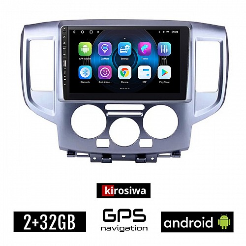 NISSAN NV200 (2010-2015) Android οθόνη αυτοκίνητου 2GB με GPS WI-FI (ηχοσύστημα αφής 9" ιντσών OEM Youtube Playstore MP3 USB Radio Bluetooth Mirrorlink εργοστασιακή, 4x60W, Navi) WR7078269