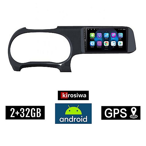 HYUNDAI i10 (μετά το 2020) Android οθόνη αυτοκίνητου 2GB με GPS WI-FI (ηχοσύστημα αφής 9" ιντσών OEM Youtube Playstore MP3 USB Radio Bluetooth Mirrorlink εργοστασιακή, 4x60W, Navi) WR7078129