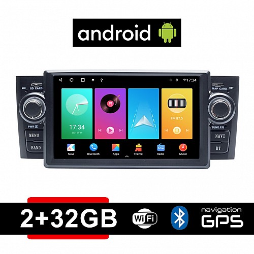 FIAT GRANDE PUNTO (2005 - 2012) Android οθόνη αυτοκίνητου 6.1" ιντσών 2+32GB με GPS WI-FI DSP (ηχοσύστημα αφής OEM 2GB Youtube Playstore Spotify MP3 USB Radio Bluetooth 4x60W Mirrorlink navi πλοηγός εργοστασιακού τύπου) BOOMA-6545