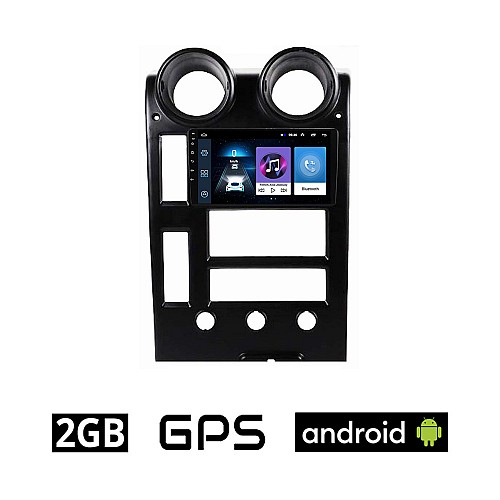HUMMER H2 (2001 - 2007) Android οθόνη αυτοκίνητου 2GB με GPS WI-FI (ηχοσύστημα αφής 9" ιντσών OEM Youtube Playstore MP3 USB Radio Bluetooth Mirrorlink εργοστασιακή, 4x60W, AUX)
