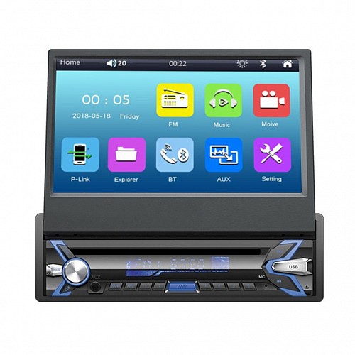 XC0505 Ηχοσύστημα Αυτοκινήτου Universal 1DIN (Bluetooth/USB/AUX) με Οθόνη 7" 143490