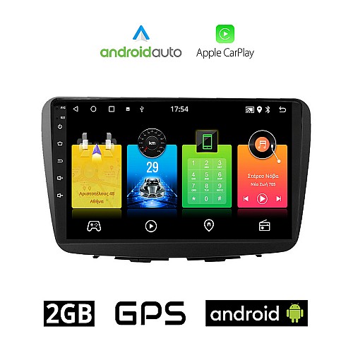 SUZUKI BALENO (μετά το 2016) Android οθόνη αυτοκίνητου 2GB με GPS WI-FI (ηχοσύστημα αφής 9" ιντσών OEM Android Auto Apple Carplay Youtube Playstore MP3 USB Radio Bluetooth Mirrorlink εργοστασιακή, 4x60W, AUX)