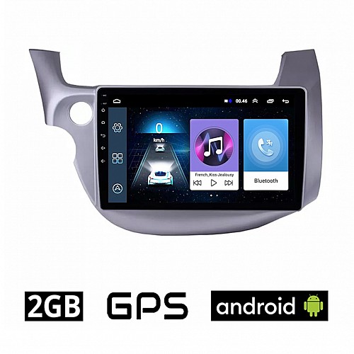 HONDA JAZZ (2008 - 2012) Android οθόνη αυτοκίνητου 2GB με GPS WI-FI (ηχοσύστημα αφής 10" ιντσών OEM Youtube Playstore MP3 USB Radio Bluetooth Mirrorlink εργοστασιακή, 4x60W, AUX) HO59-2GB