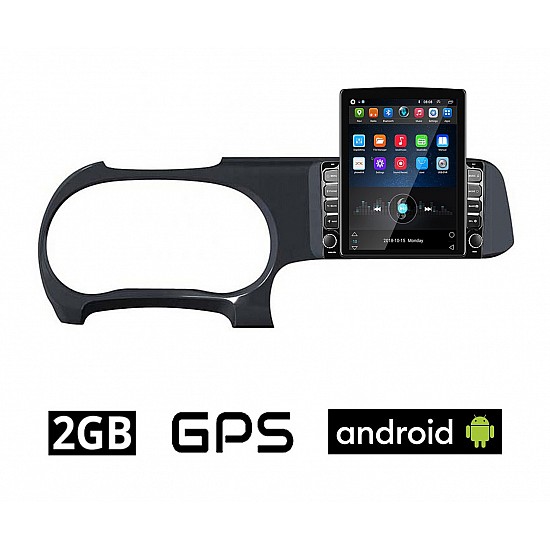 HYUNDAI i10 (μετά το 2020) Android οθόνη αυτοκίνητου 2GB με GPS WI-FI (ηχοσύστημα αφής 9.7" ιντσών OEM Youtube Playstore MP3 USB Radio Bluetooth Mirrorlink εργοστασιακή, 4x60W, AUX) HY12-972