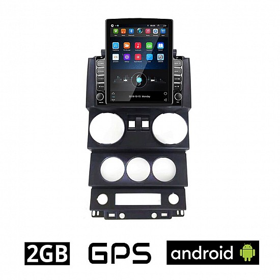 JEEP WRANGLER (2006 - 2011) Android οθόνη αυτοκίνητου 2GB με GPS WI-FI (ηχοσύστημα αφής 9.7" ιντσών OEM Youtube Playstore MP3 USB Radio Bluetooth Mirrorlink εργοστασιακή 4x60W, AUX) JE88-972