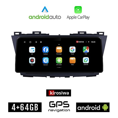 KIROSIWA MAZDA 5 (μετά το 2011) Android οθόνη αυτοκίνητου 4GB (+64GB) με GPS WI-FI (ηχοσύστημα αφής 12.3" ιντσών OEM Android Auto Apple Carplay Youtube Playstore MP3 USB Radio Bluetooth Mirrorlink εργοστασιακή, 4x60W canbus 12,3 ιντσών)