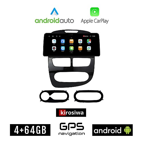 KIROSIWA RENAULT CLIO (2012 - 2015) Android οθόνη αυτοκίνητου 4GB (+64GB) με GPS WI-FI (ηχοσύστημα αφής 12.3" ιντσών OEM Android Auto Apple Carplay Youtube Playstore MP3 USB Radio Bluetooth Mirrorlink εργοστασιακή, 4x60W canbus 12,3 ιντσών)