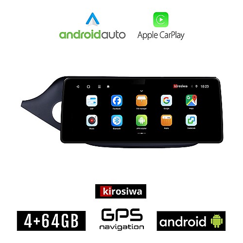 KIROSIWA KIA CEED (2012-2018) Android οθόνη αυτοκίνητου 4GB (+64GB) με GPS WI-FI (ηχοσύστημα αφής 12.3" ιντσών OEM Android Auto Apple Carplay Youtube Cee'd Playstore MP3 USB Radio Bluetooth Mirrorlink 4x60W εργοστασιακού τύπου)