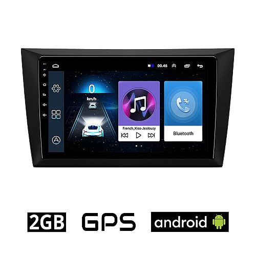VOLKSWAGEN GOLF 6 (2008 - 2013) Android οθόνη αυτοκίνητου 2GB με GPS WI-FI (VW ηχοσύστημα αφής 9" ιντσών OEM Youtube Playstore MP3 USB Radio Bluetooth Mirrorlink εργοστασιακή, 4x60W, AUX, μαύρη)