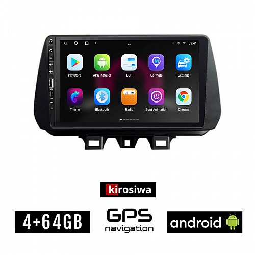 HYUNDAI TUCSON (μετά το 2019) Android οθόνη αυτοκίνητου 4GB με GPS WI-FI (ηχοσύστημα αφής 9" ιντσών OEM Youtube Playstore MP3 USB Radio Bluetooth Mirrorlink εργοστασιακή, 4x60W, Navi)