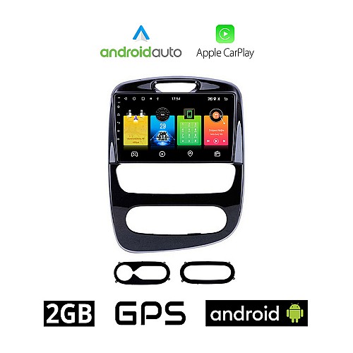RENAULT CLIO (μετά το 2016) Android οθόνη αυτοκίνητου 2GB με GPS WI-FI (ηχοσύστημα αφής 10" ιντσών OEM Android Auto Apple Carplay Youtube Playstore MP3 USB Radio Bluetooth Mirrorlink εργοστασιακή, 4x60W, AUX)