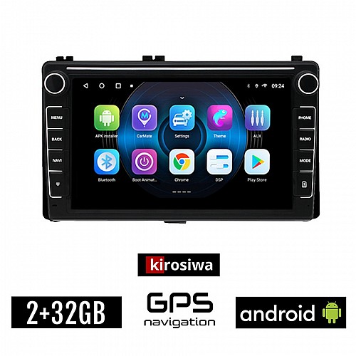TOYOTA COROLLA 2017-2019 Android οθόνη αυτοκίνητου 2GB με GPS WI-FI (ηχοσύστημα αφής 8" ιντσών OEM Youtube Playstore MP3 USB Radio Bluetooth Mirrorlink εργοστασιακή, 4x60W, Navi)
