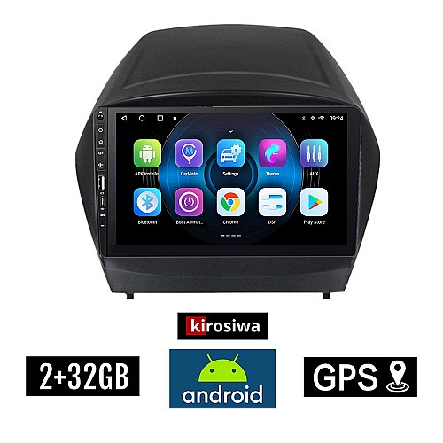 HYUNDAI IX35 2010-2015 Android οθόνη αυτοκίνητου με GPS WI-FI 2GB (ηχοσύστημα αφής 9" ιντσών OEM Youtube Playstore MP3 USB Radio Bluetooth Mirrorlink εργοστασιακή, 4x60W, Navi) WR7078140