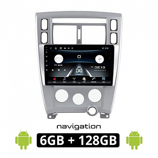 HYUNDAI TUCSON (2004 - 2010) A/C Android οθόνη αυτοκίνητου 6GB με GPS WI-FI (ηχοσύστημα αφής 10" ιντσών OEM Youtube Playstore MP3 USB Radio Bluetooth Mirrorlink εργοστασιακή, 4x60W, AUX) HY92-6GB