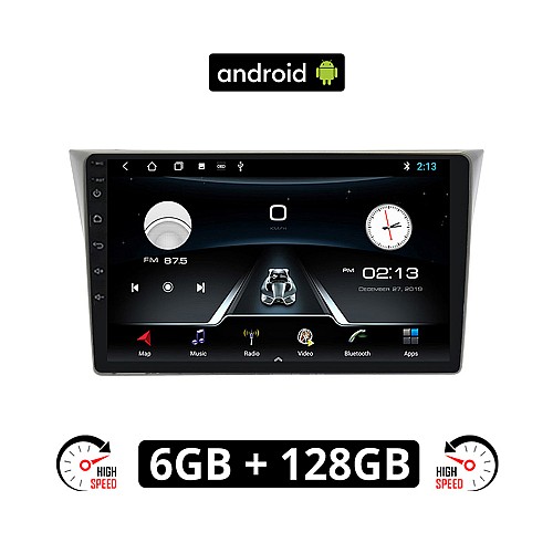 SUBARU IMPREZA (2002 - 2008) Android οθόνη αυτοκίνητου 6GB με GPS WI-FI (ηχοσύστημα αφής 9" ιντσών OEM Youtube Playstore MP3 USB Radio Bluetooth Mirrorlink εργοστασιακή, 4x60W, AUX, πλοηγός)