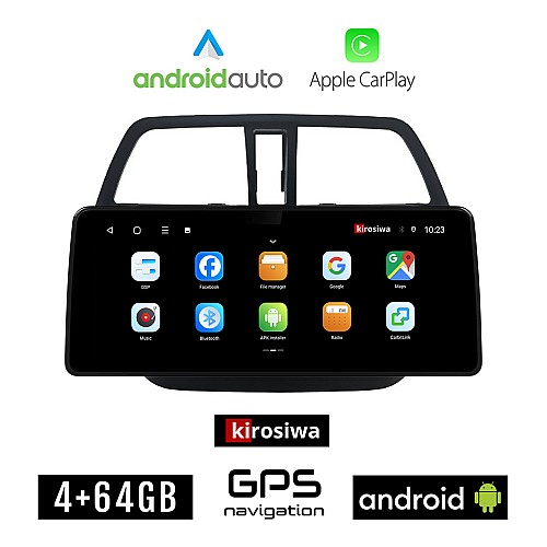 KIROSIWA SUZUKI SX4 S-CROSS (μετά το 2014) Android οθόνη αυτοκίνητου 4GB (+64GB) με GPS WI-FI (ηχοσύστημα αφής 12.3" ιντσών OEM Android Auto Apple Carplay Youtube Playstore MP3 USB Radio Bluetooth Mirrorlink εργοστασιακή canbus 4x60W)