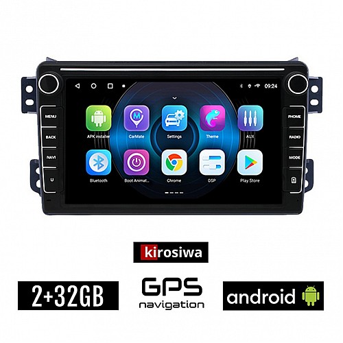 OPEL AGILA (μετά το 2008) Android οθόνη αυτοκίνητου 2GB με GPS WI-FI (ηχοσύστημα αφής 8" ιντσών OEM Youtube Playstore MP3 USB Radio Bluetooth Mirrorlink εργοστασιακή 4x60W, Navi)
