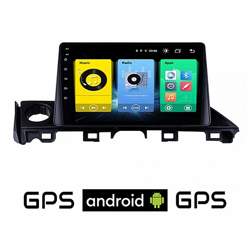 MAZDA 6 (2017-2020) Android οθόνη αυτοκίνητου με GPS WI-FI (ηχοσύστημα αφής 9" ιντσών OEM Youtube Playstore MP3 USB Radio Bluetooth Mirrorlink εργοστασιακή, 4x60W, AUX) MA14
