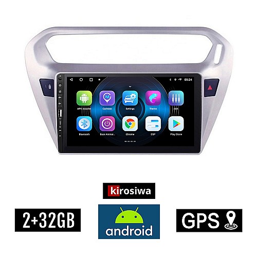 CITROEN ELYSEE (μετά το 2012) Android οθόνη αυτοκίνητου 2GB με GPS WI-FI (ηχοσύστημα αφής 9" ιντσών OEM Youtube Playstore MP3 USB Radio Bluetooth Mirrorlink εργοστασιακή, 4x60W, Navi) WR7078040