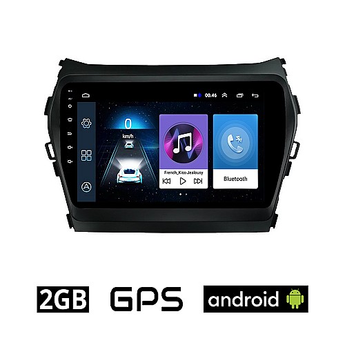 HYUNDAI IX45 (2013 - 2017) Android οθόνη αυτοκίνητου 2GB με GPS WI-FI (ηχοσύστημα αφής 9" ιντσών OEM Youtube Playstore MP3 USB Radio Bluetooth Mirrorlink εργοστασιακή 4x60W, AUX)