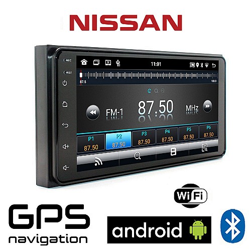Android NISSAN JUKE (2014-2019) οθόνη αυτοκινήτου (GPS, Youtube, Playstore, USB, Radio, εργοστασιακού τύπου, Bluetooth, Mirrorlink)