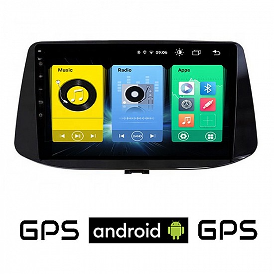 HYUNDAI i30 (μετά το 2018) Android οθόνη αυτοκίνητου με GPS WI-FI (ηχοσύστημα αφής 9" ιντσών OEM Youtube Playstore MP3 USB Radio Bluetooth Mirrorlink εργοστασιακή, 4x60W, AUX) HY275