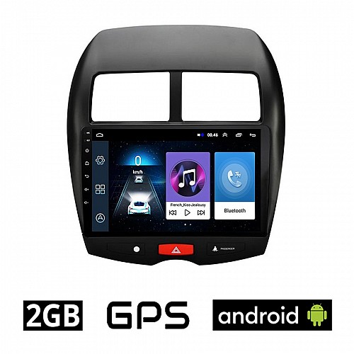 MITSUBISHI ASX (μετά το 2009) Android οθόνη αυτοκίνητου 2GB με GPS WI-FI (ηχοσύστημα αφής 10" ιντσών OEM Youtube Playstore MP3 USB Radio Bluetooth Mirrorlink εργοστασιακή, 4x60W, AUX) MIT325-2GB